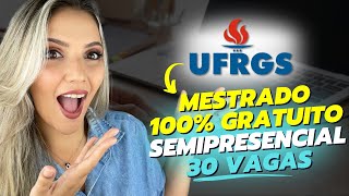 MESTRADO 100 GRATUITO EAD SEMIPRESENCIAL de UNIVERSIDADE FEDERAL em 2024  Mari Rel [upl. by Melly]