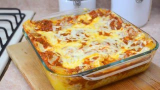 COMO HACER LASAGNA LASAÑA MUY FACIL  Recién Cocinados [upl. by Preiser717]