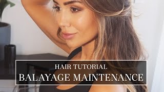 HAIR TUTORIAL  BALAYAGE MAINTENANCE  Pia Muehlenbeck [upl. by Desai83]