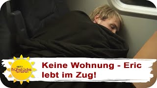 ERIC 25 LEBT SEIT 5 MONATEN IM ZUG Miete in München ist zu hoch  SAT1 Frühstücksfernsehen  TV [upl. by Albrecht]