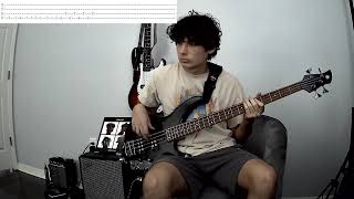 O Green World Bass Cover With Tabs [upl. by Leuas888]