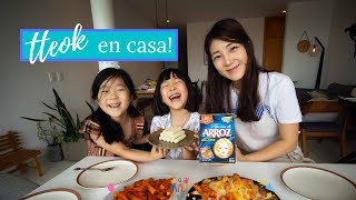 Ahora Tteok en Casa y Dos Recetas de TteokbokkiㅣCoreanaas en MexicoㅣFamilia Mexicoreana [upl. by Vachell]