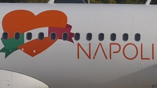 FullHD quot❤ Napoliquot livery easyJet A319 takeoff at GenevaGVALSGG [upl. by Joh107]