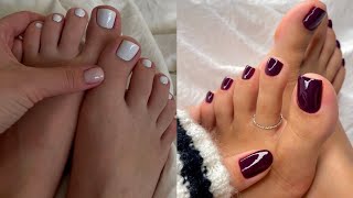 Most demanding and beautiful toe nails fashion trends Versatile collection of pedicures 2024 [upl. by Farrar881]