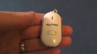 Llavero Encuentra Llaves Localizador Busca Por Silbido Key Finder [upl. by Anyr611]