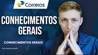 Conhecimentos Gerais  Correios 2024 [upl. by Reiser42]