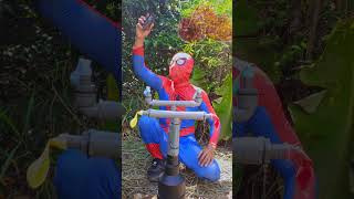 Fig and balloon explosion funny spiderman [upl. by Ecenahs599]