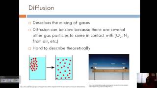 Section 5Effusion Diffusion and Real Gases [upl. by Brosine575]