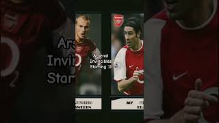 arsenal invincibles starting 11 football footballstar premierleague arsenalfc thegunners [upl. by Devonna]