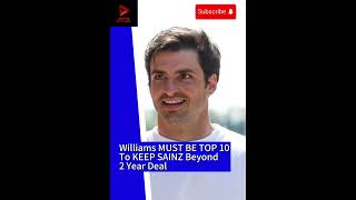 Carlos Sainz EXPECTS Consistent TOP 10’s At Williams 🏎️  F1 f1 formula1 [upl. by Petua]