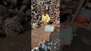 Heavy motor cutting process Scrap factories Area￼ [upl. by Walli683]