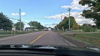 Fall Drive  Shediac toward Confederation Bridge  New Brunswick Canada [upl. by Deragon]