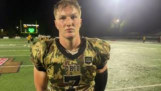 Strongsville Mustangs LB Storm Miller Week 6 Postgame Interview [upl. by Daphna]