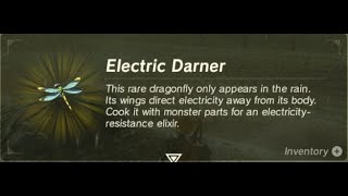 Electric Darner  Thunderwing Butterfly  Farming Location 1  Zelda BOTW [upl. by Dich]