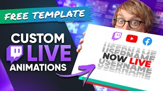 How To Make CUSTOM LIVE Animations For Your Twitch Stream [upl. by Saint]