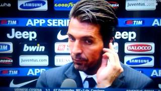 VIDEOINRETE Ilaria DAmico e Gigi Buffon imbarazzo su Sky [upl. by Loree]