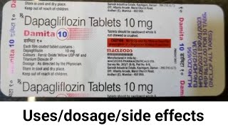 Damita 10  dapagliflozin tablets 10mg in hindi [upl. by Akerue812]