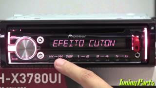 Pioneer DEHX3780UI  CD Player com Mixtrax Linha 2015 [upl. by Ott916]