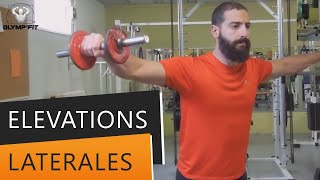 Élévations Latérales  Technique et astuces musculation des épaules avec haltères [upl. by Bilicki529]