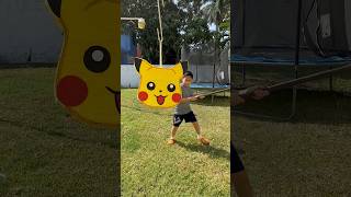 A reventar la piñata de picachu shortsfeed marquitosyjesy piñata [upl. by Aneehta]