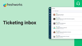 Ticketing inbox in Freshdesk [upl. by Lukash517]