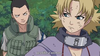 SHIKAMARU NARA RESCUES TEMARI AND TOGETHER BATTLES WITH KUJAKU [upl. by Auhel]