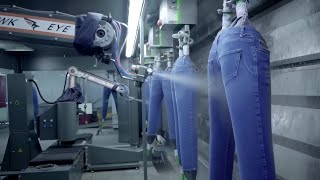 How Levis JEANS is made I Jeans Manufacturing Process [upl. by Atinehc]