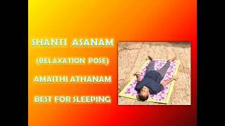 YOGA NITRA  SHANTI ASANAM [upl. by Eile]