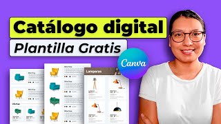 Cómo Hacer un Catálogo Digital en Canva Gratis con Plantilla de REGALO 2024 [upl. by Nylacaj]