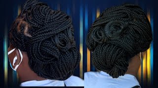 Knotless Braids  Wedding Formal Updo [upl. by Palumbo303]