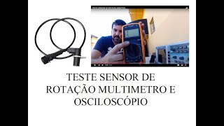 TESTE SENSOR DE ROTAÇÃO [upl. by Airdnaid]