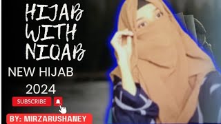 Hijab with niqab  simple and easy hijab niqab style hijab tutorial by rushaney [upl. by Dao587]