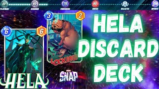 Lockjaw Hela Discard Deck Marvel Snap [upl. by Airogerg95]