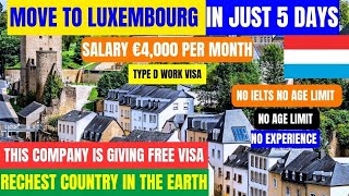 Luxembourg 🇱🇺 job visa how to apply job in Luxembourg 🇱🇺luxembourgvisasubscribetomychannel [upl. by Yensehc]