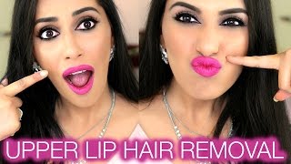 DIY  UPPER LIP HAIR REMOVAL at Home  Himani Wright Threading amp Waxing Facial Hair Tutorial [upl. by Flaherty]