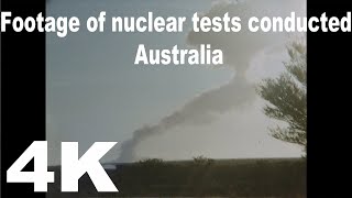 Footage of nuclear tests conducted in Australia Unknown codename [upl. by Virgin397]