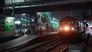 12294  Mumbai LTT Duronto Express Departs Prayagraj Junction with WAP7  37375  Long Honk [upl. by Fotzsyzrk]