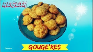 Receta de Gougères Bolas de queso French chesse puff  aperitivos By Itzomex [upl. by Flessel]