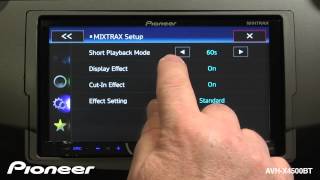 How To  AVHX4500BT  Use MIXTRAX and Change the MIXTRAX Settings [upl. by Alisha356]