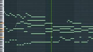 My Todays quotCorequot in A Minor FL Studio Piano Roll 🎶🎹 [upl. by Aisylla]