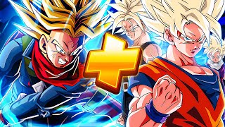 LR PHY SOH TRUNKS  LR PHY SSJ GOKU GOHAN amp TRUNKS DBZ Dokkan Battle [upl. by Reiniar502]