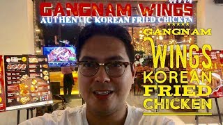 Gangnam Wings Korean Fried Chicken SM Megamall Manila [upl. by Aicenat]