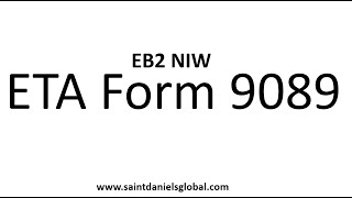 EB2 NIW Filling Employment and Training Administration ETA Form 9089 [upl. by Cirted]