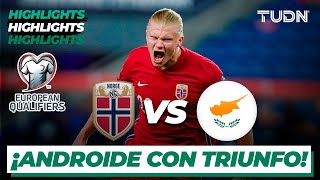 HIGHLIGHTS  Norway vs Cyprus  UEFA Qualifiers 2023  TUDN [upl. by Yhtnomit691]