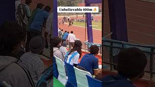 Unbelievable 100m dash inter college games  trackandfiel best comment will be pin  yt 100mrace [upl. by Eisej]