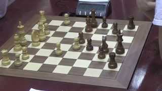 20130214 GM Karjakin  GM Nepomniachthii Aeroflot open 1 [upl. by Vola]