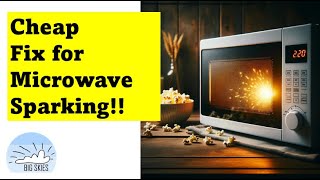 TIP Microwave Sparking Easy Fix  Waveguide problem diagnosis and replacement [upl. by Sonia]