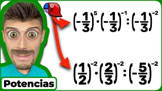 ✅ 👉 PRODUCTO y COCIENTE de POTENCIAS con misma y diferente base desde sus propiedades R2930 [upl. by Freyah203]