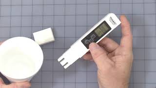 How to use TDS meter [upl. by Eekorehc652]