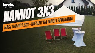 Nasz Namiot 3x3 Idealny na targi i spotkania [upl. by Nnahaid280]